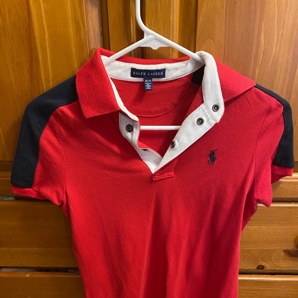 Red Ralph Lauren short sleeve polo